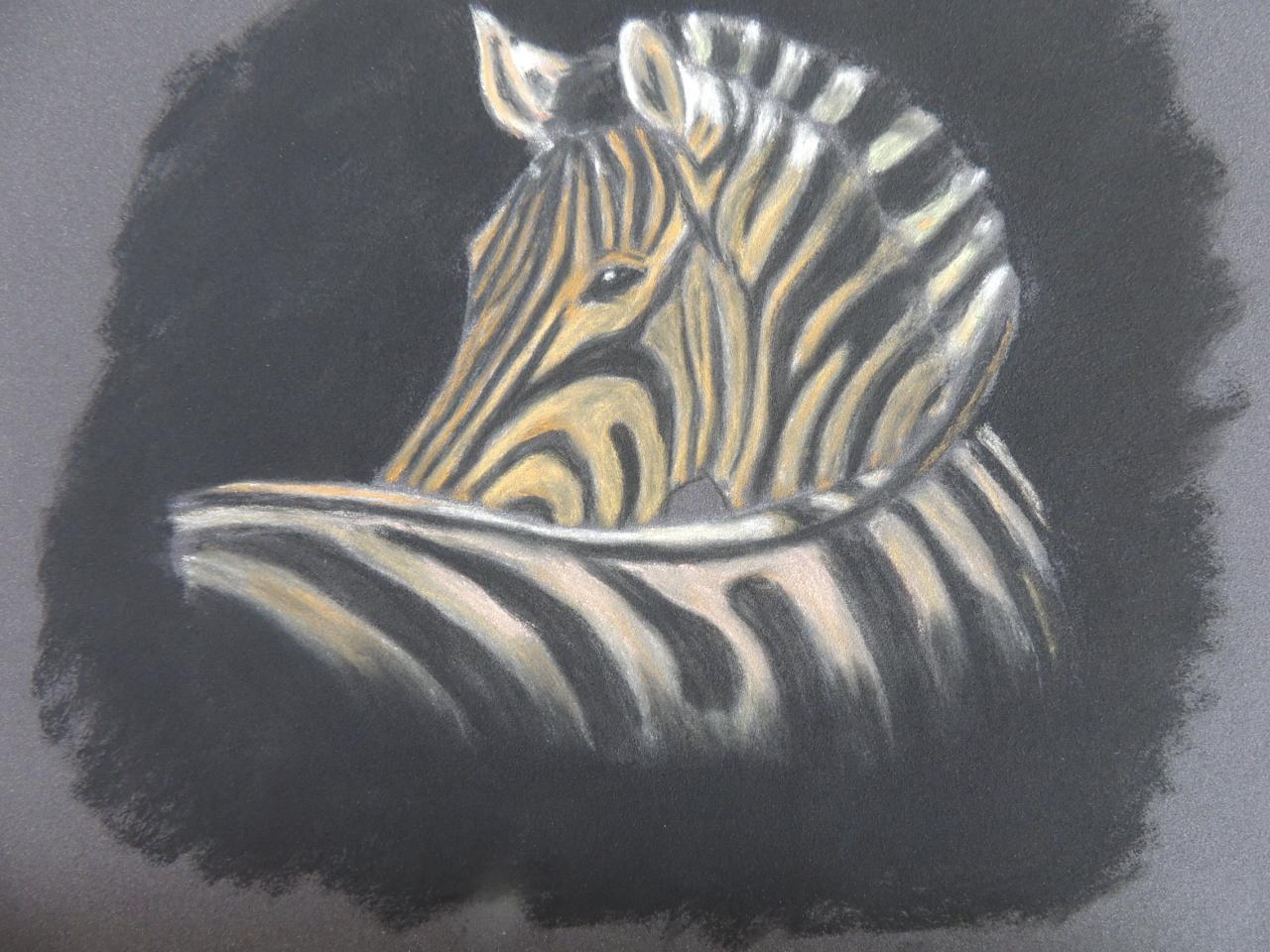 pastel sec sur pastel card 21X29