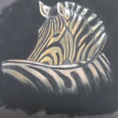 pastel sec sur pastel card 21X29