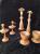 Figurines et coquetiers bois