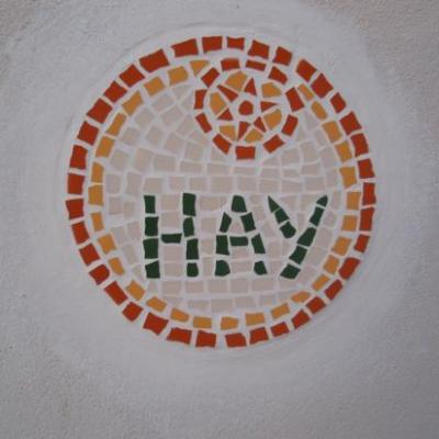 plaque d'entrée mosaïque