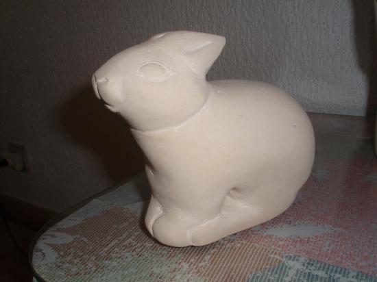 sculpture lapin