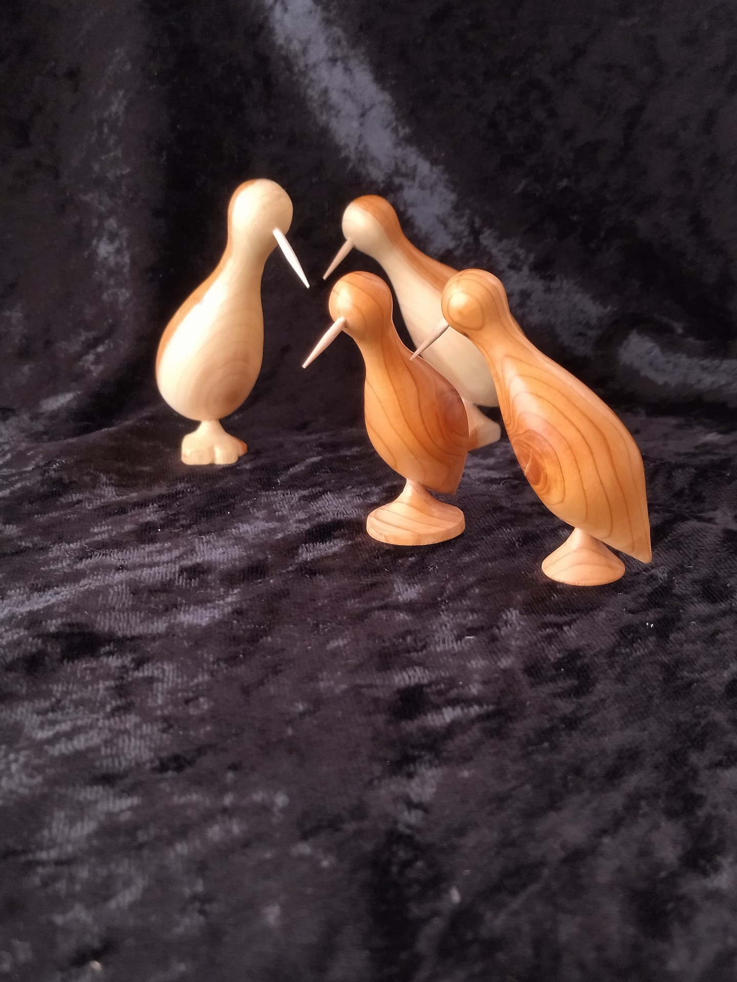 Pingouins bois 6 a 8 cm